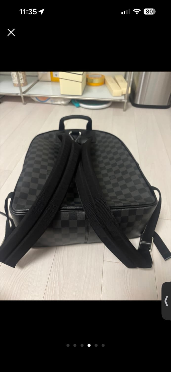 루이비통 다미에 백팩 블랙 상품이미지4