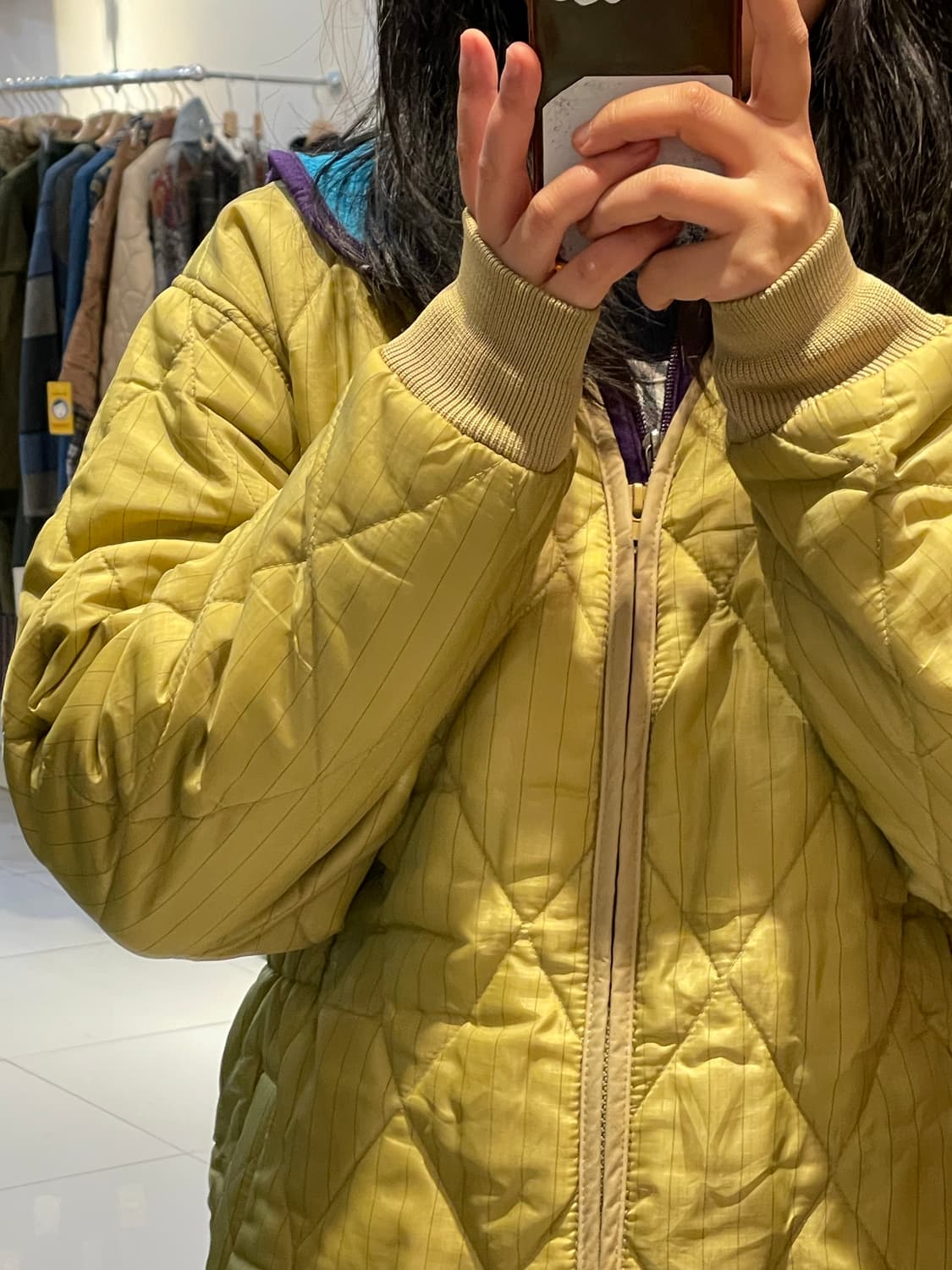 빈티지 깔깔이 여자사이즈 상품이미지3