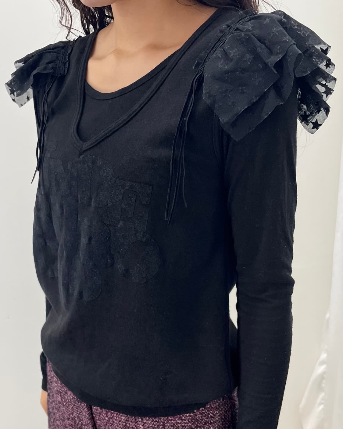 Hysteric Glamour 기모 슬리브리스 상품이미지1