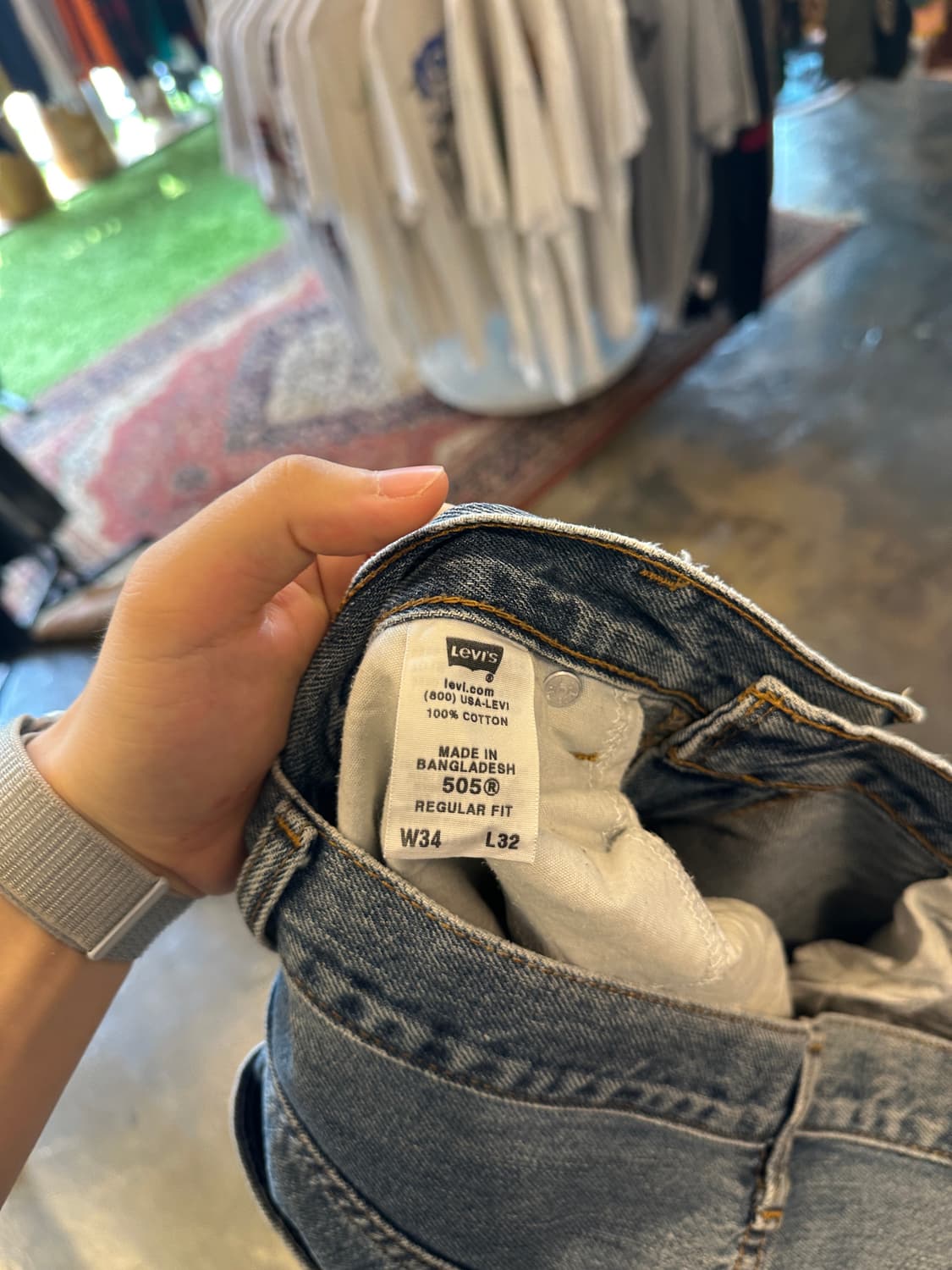 00s Levis 리바이스 505 W34 L32 상품이미지4