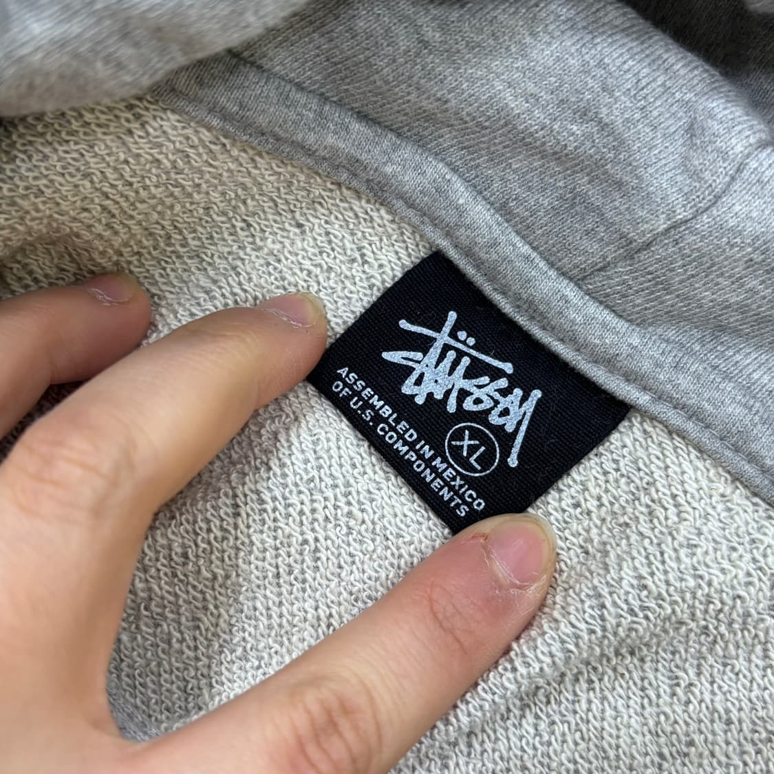 XL 빈티지 베이직 후드 티셔츠 0316E 상품이미지3