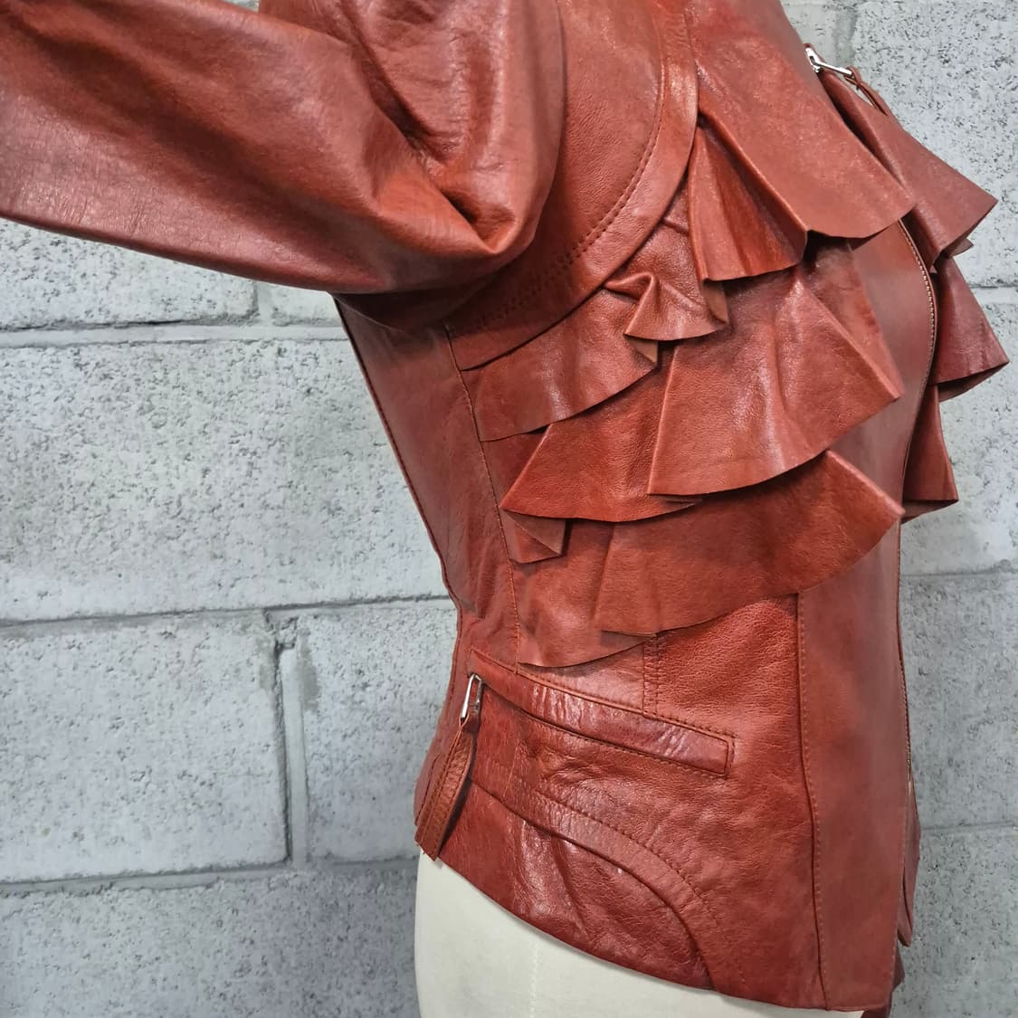 에고이스트 프릴 양가죽자켓  상품이미지5