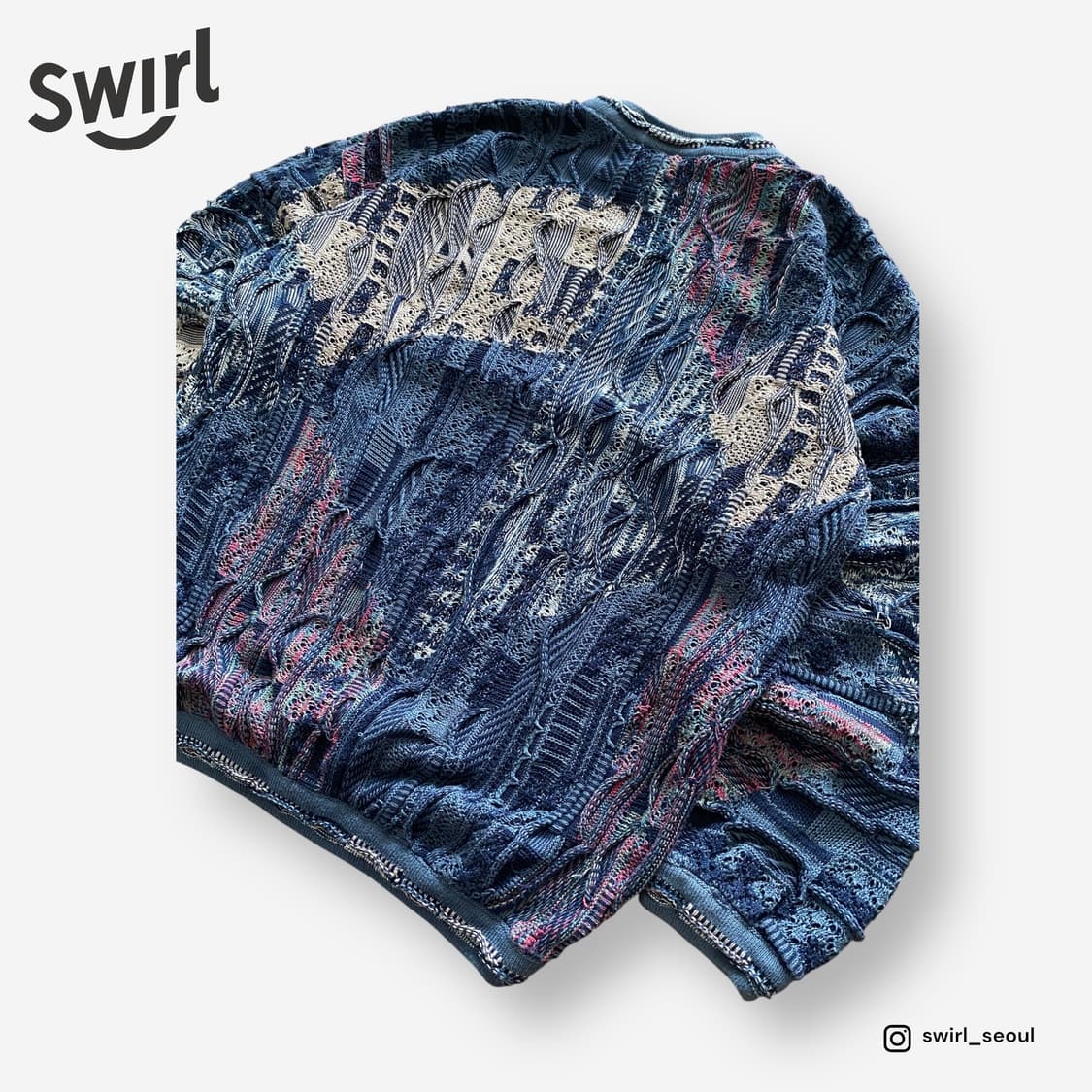 🌊 TUNDRA 3D cable knit 상품이미지5