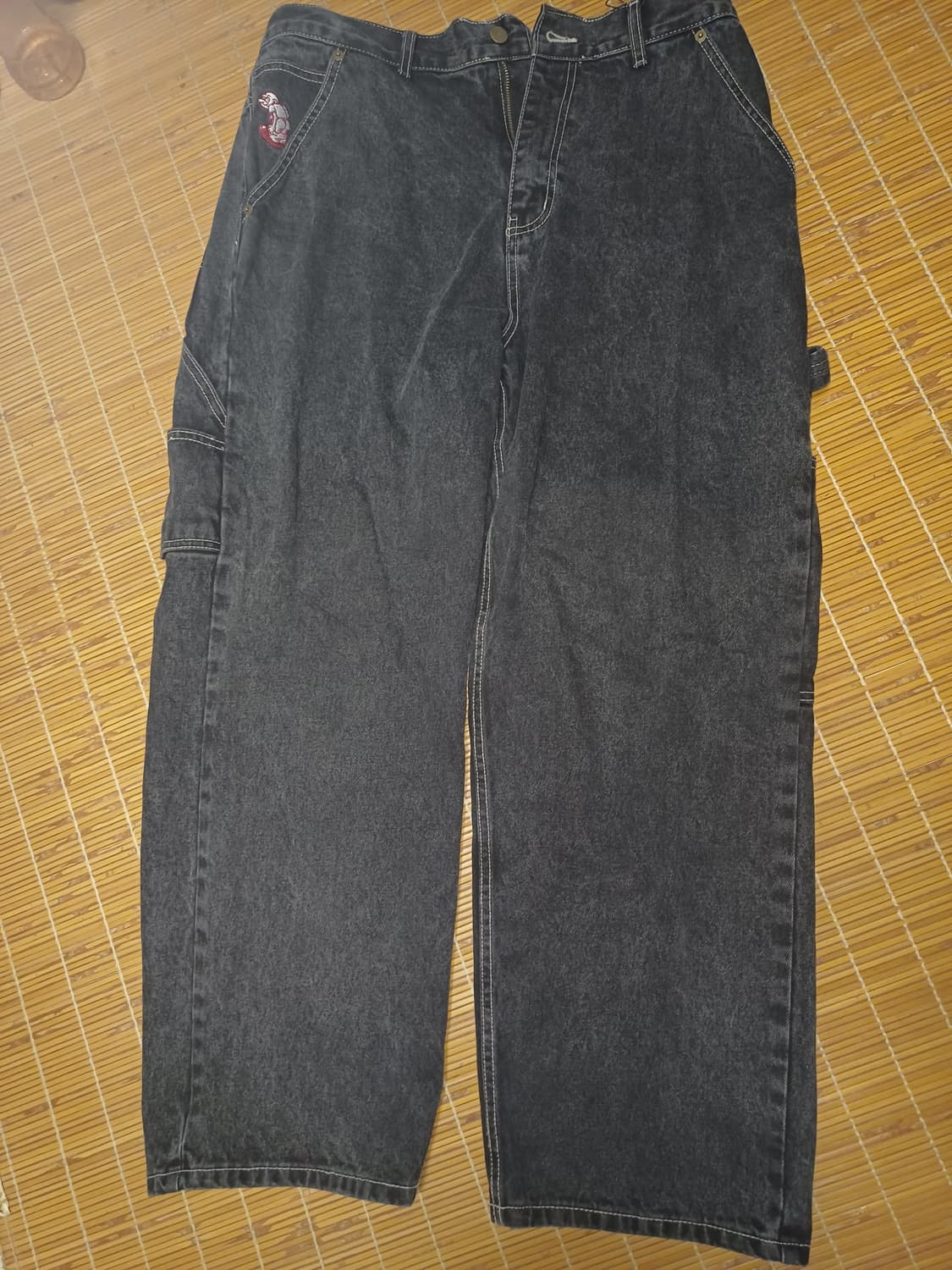 위캔더스 카펜터 데님 와이드 팬츠 m 상품이미지1