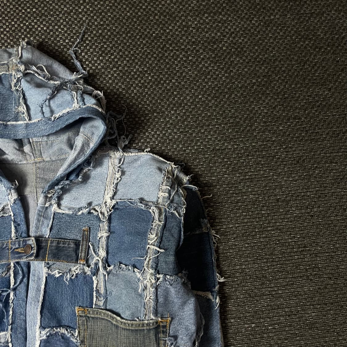 빈티지 패치워크 커스텀 데님 자켓 상품이미지3