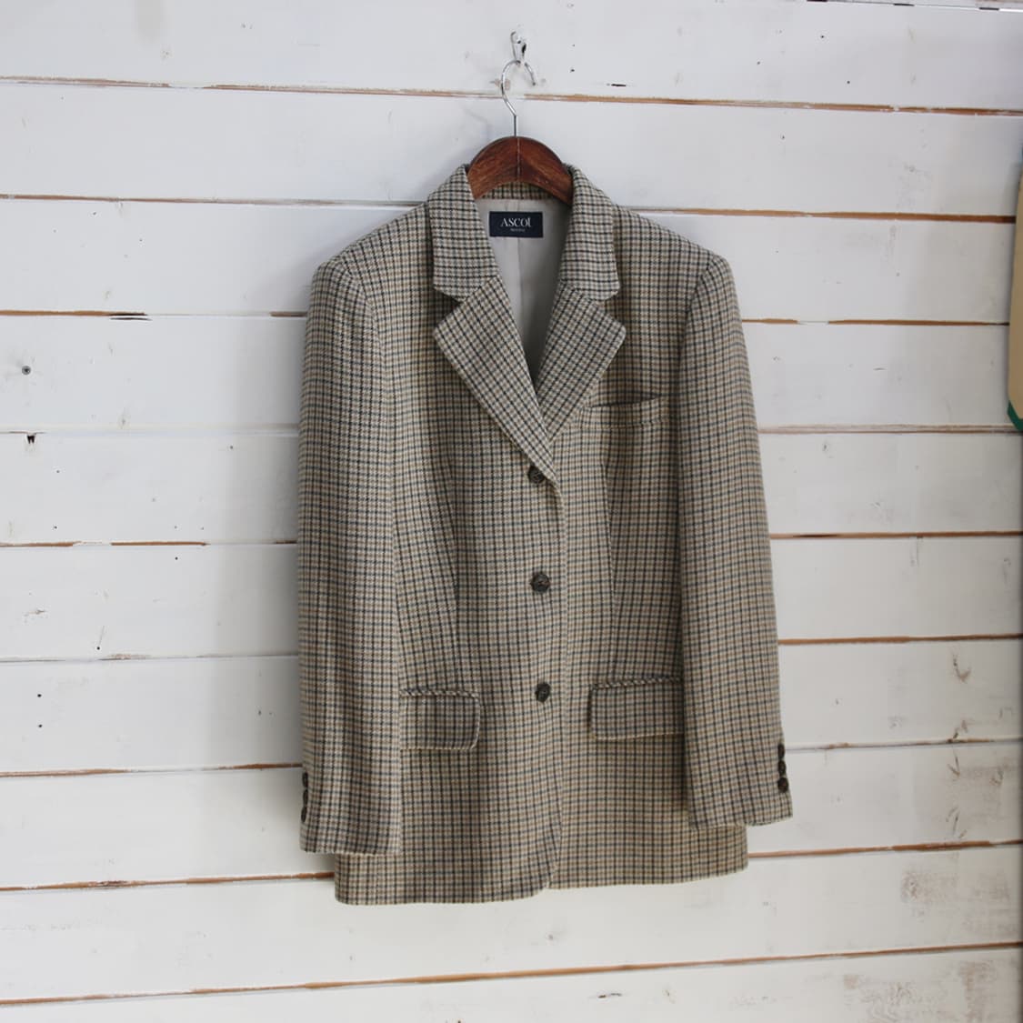 ASCOT 모직 체크 블레이져 (여성용 9) 상품이미지2