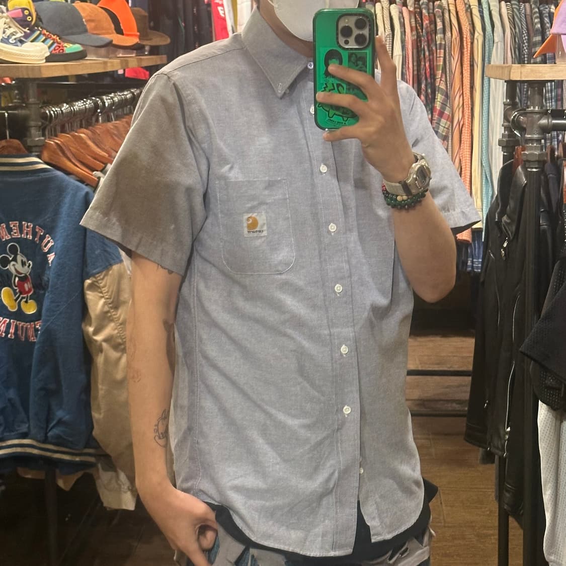 [HI] 칼하트 반팔셔츠 그레이 상품이미지4