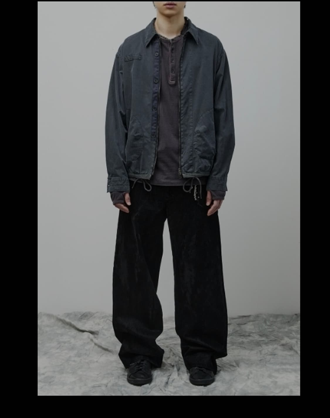 해칭룸 Boxer Shirket Long Dyed Indigo 상품이미지1