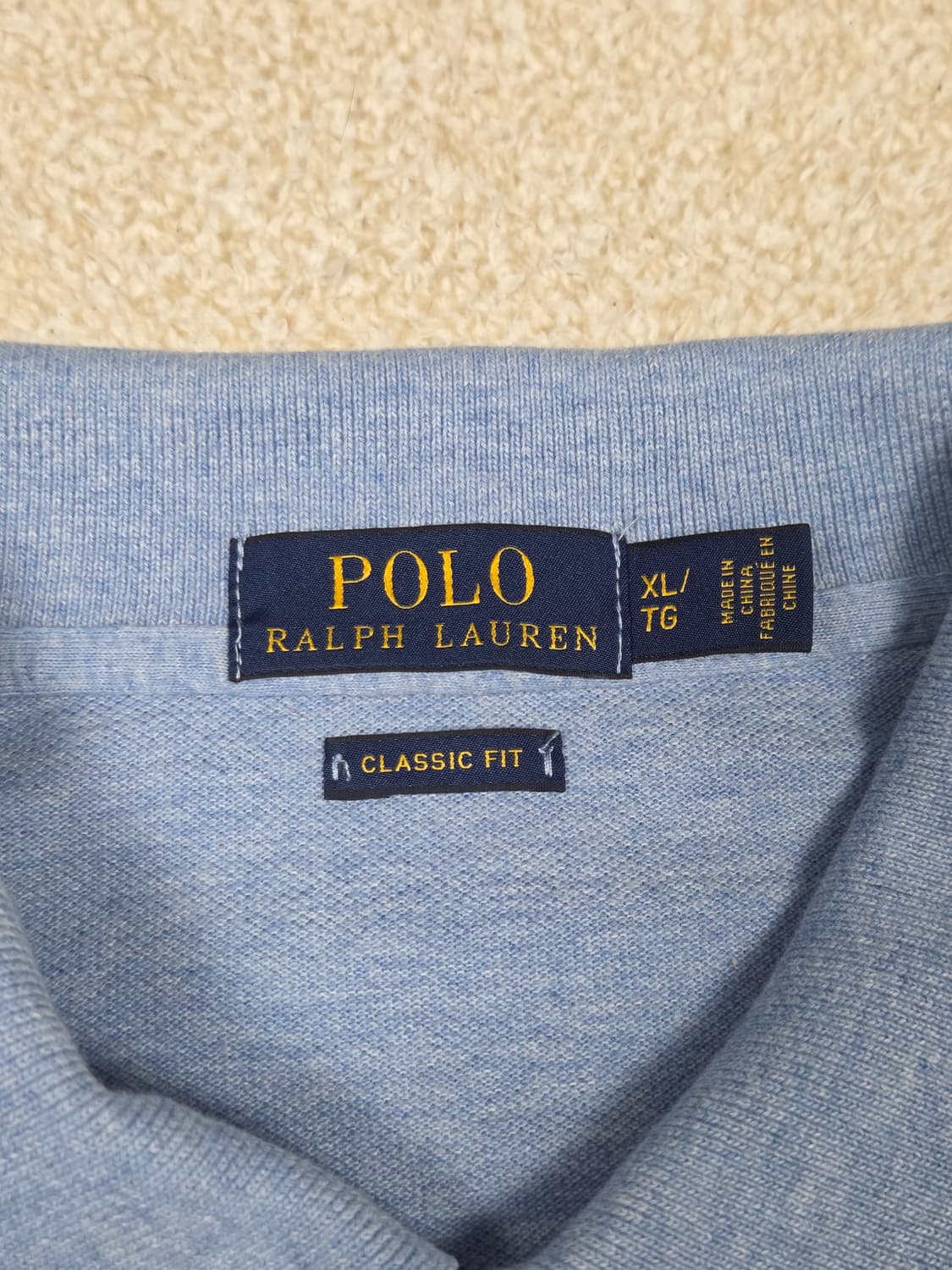 [폴로 랄프로렌] 클래식 핏 코튼 메쉬 카라 반팔 티셔츠 | S00066 상품이미지3