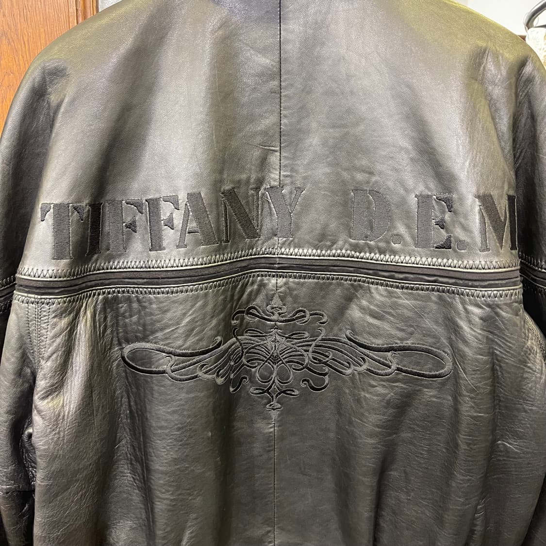 90's Vintage leather jacket 상품이미지10