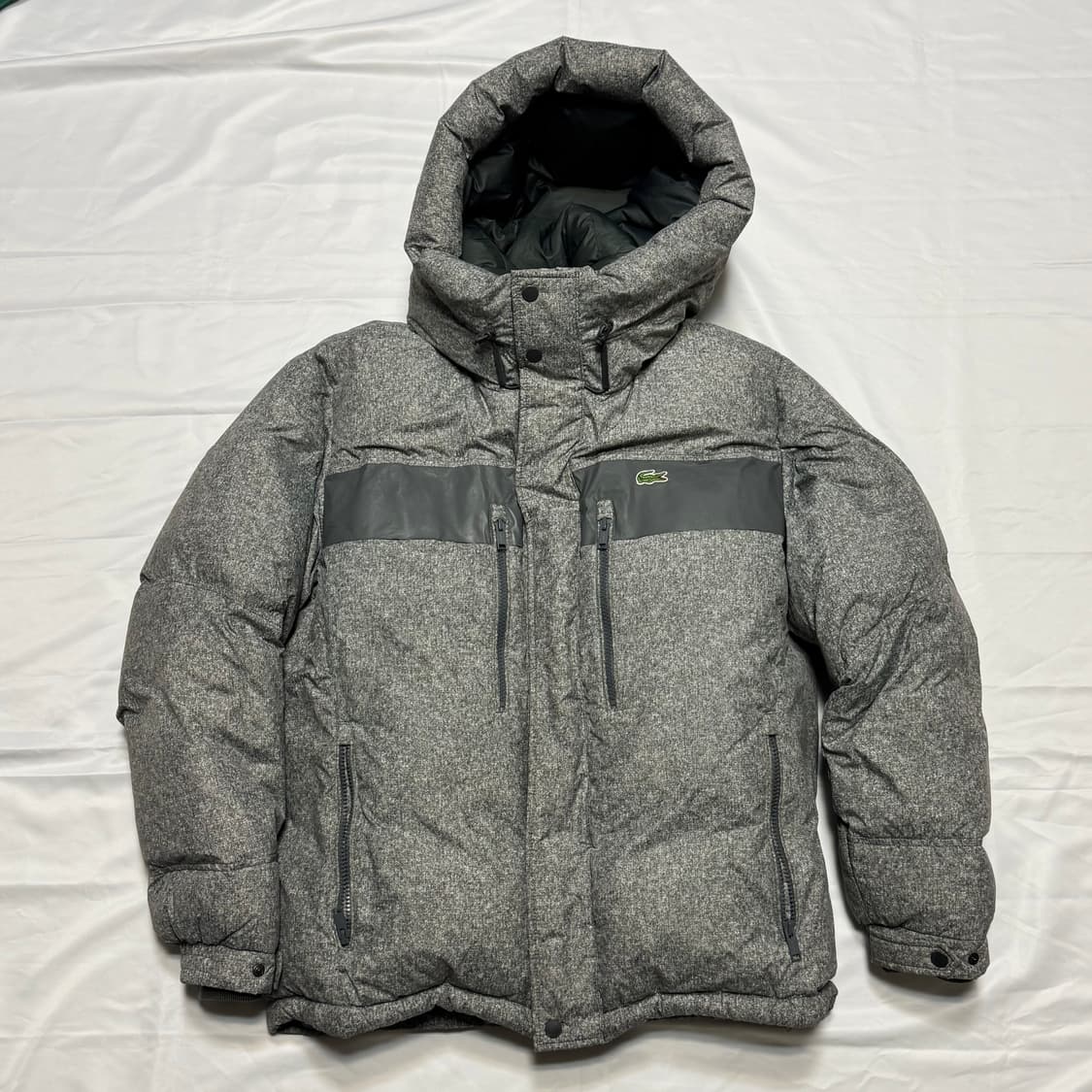 [100] 라코스테 덕다운 패딩 그레이 상품이미지1