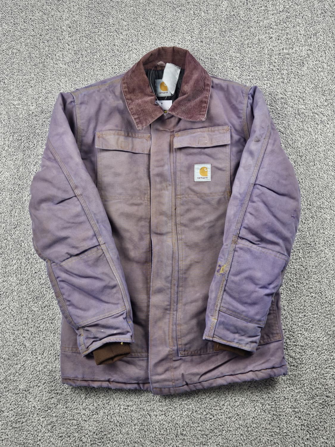 칼하트 퍼플 다잉 커스텀 초어 워크 자켓 ( 상세설명참조 )/ 10068 상품이미지2