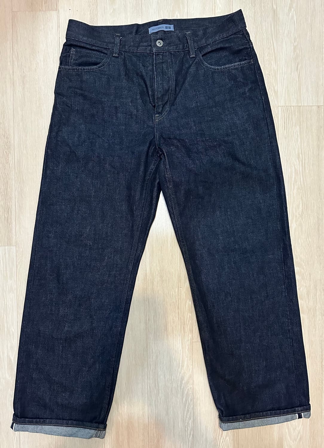 유니클로 jwa 셀비지 스트레이트진, 사이즈 33 상품이미지1