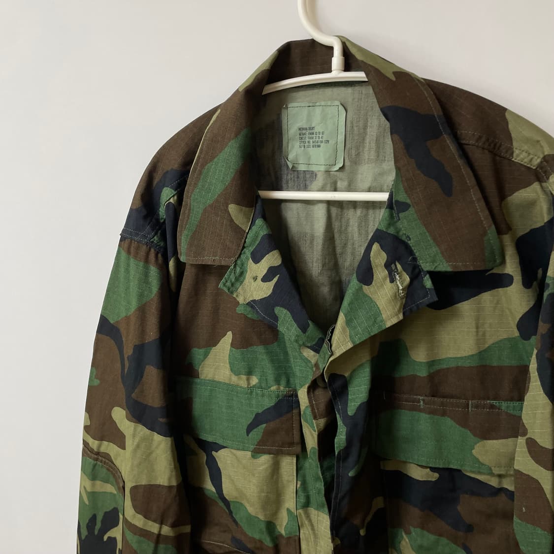 [ 미디움 숏 ] 미군 밀리터리 우드랜드 BDU 자켓  상품이미지3