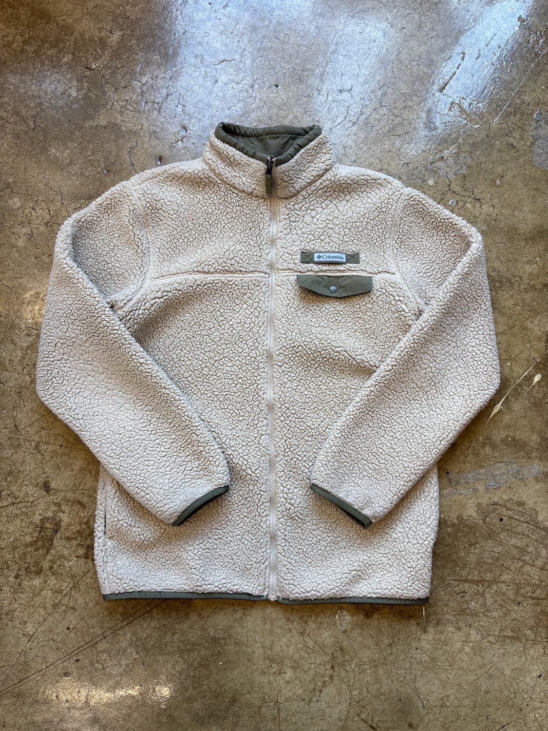 컬럼비아 양털 플리스 집업 상품이미지1