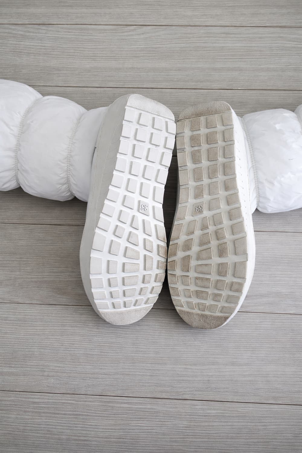 화이트아이보리 패딩 롱부츠 240 지퍼형 | 털깔창 포함 5cm키높이 상품이미지9