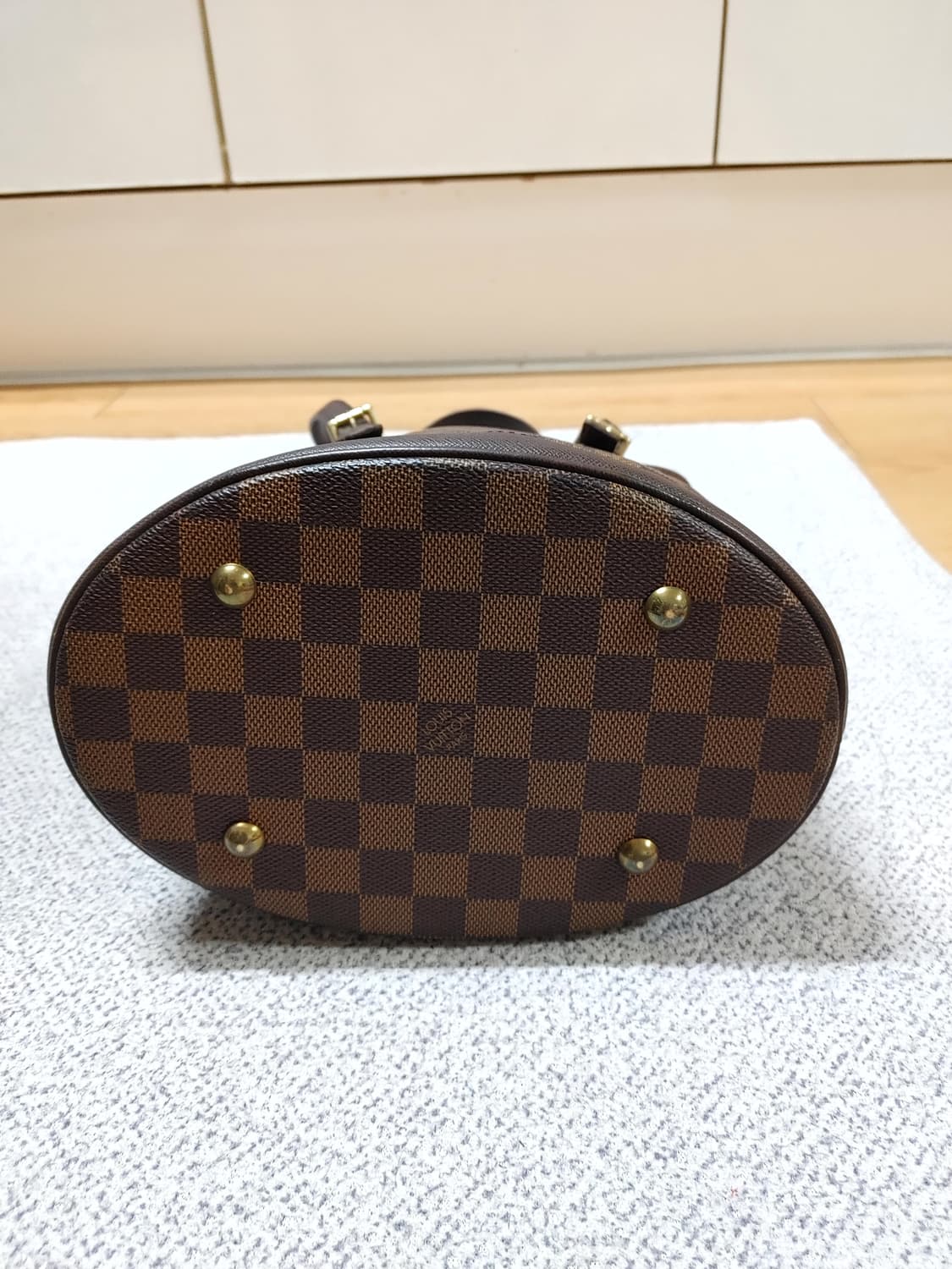 정품 클래식 루이비통 다미에 쁘띠 버킷백 토트백 숄더백 상품이미지6