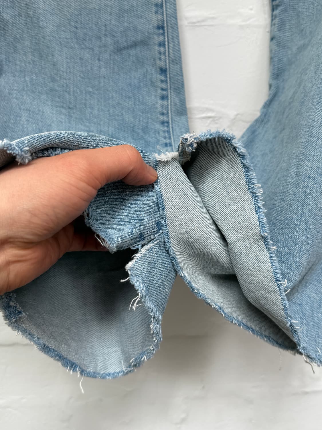 Mother 마더 라이트 블루 부츠컷 데님 팬츠 W27 상품이미지4