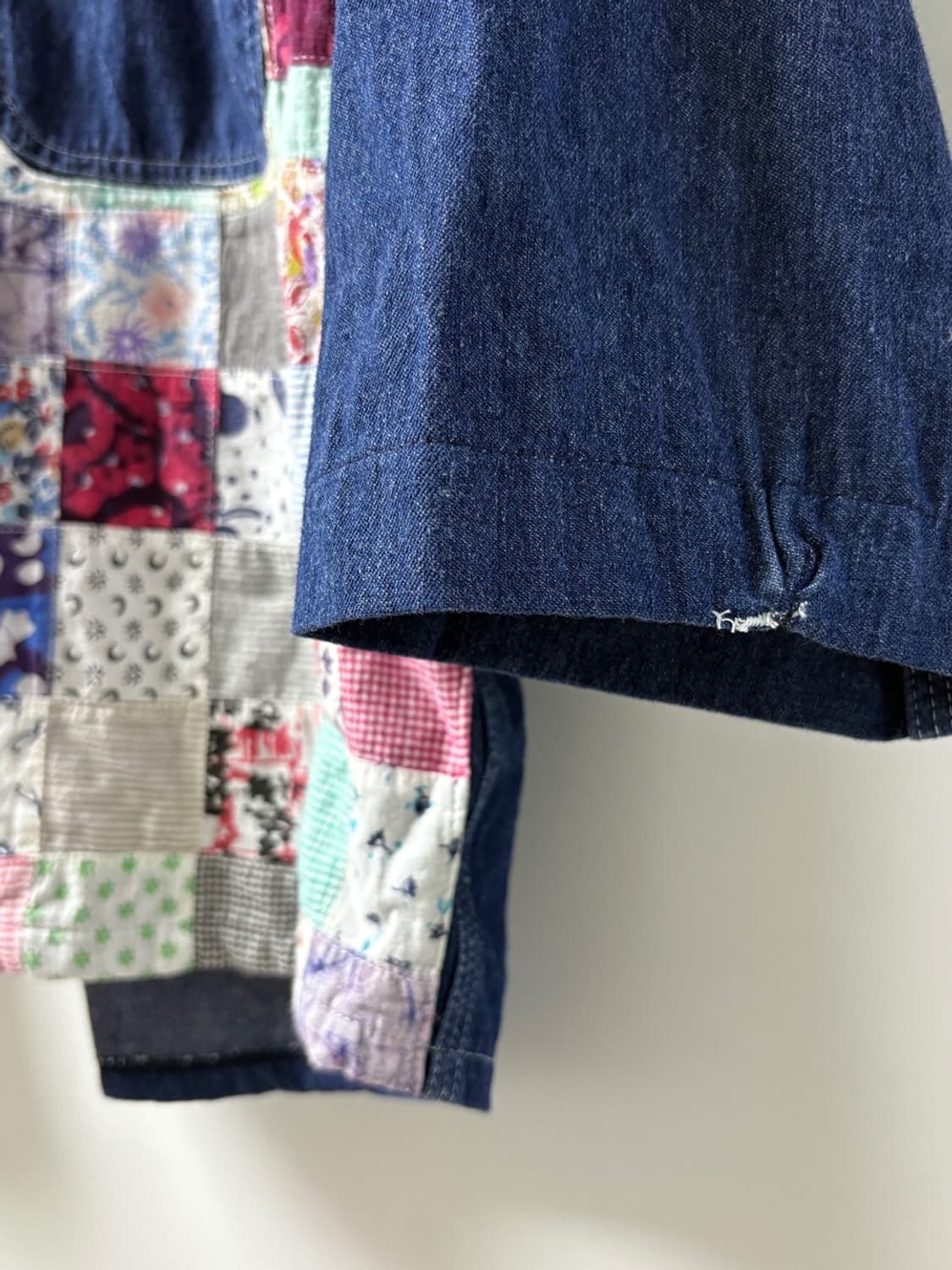 블루블루 재팬 패치워크 셔츠 상품이미지6