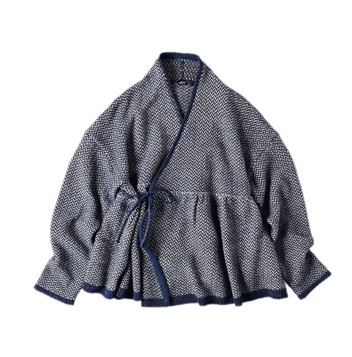 45rpm 린넨 헤링본 니트 상품이미지1