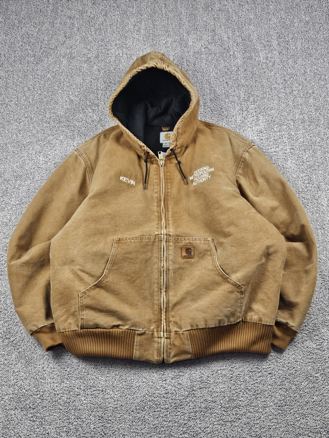 칼하트 J130 엘보패치드 캔버스 액티브 워크 자켓 (XL)/ 10261 상품이미지1