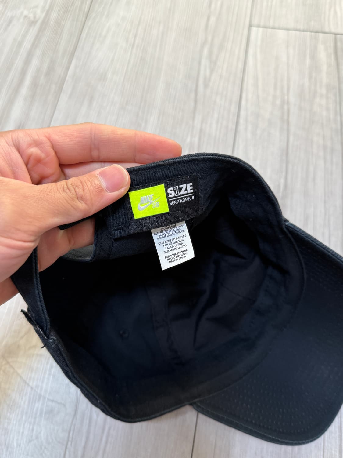 [OS] 나이키 스케이트보딩 볼캡 블랙 상품이미지2