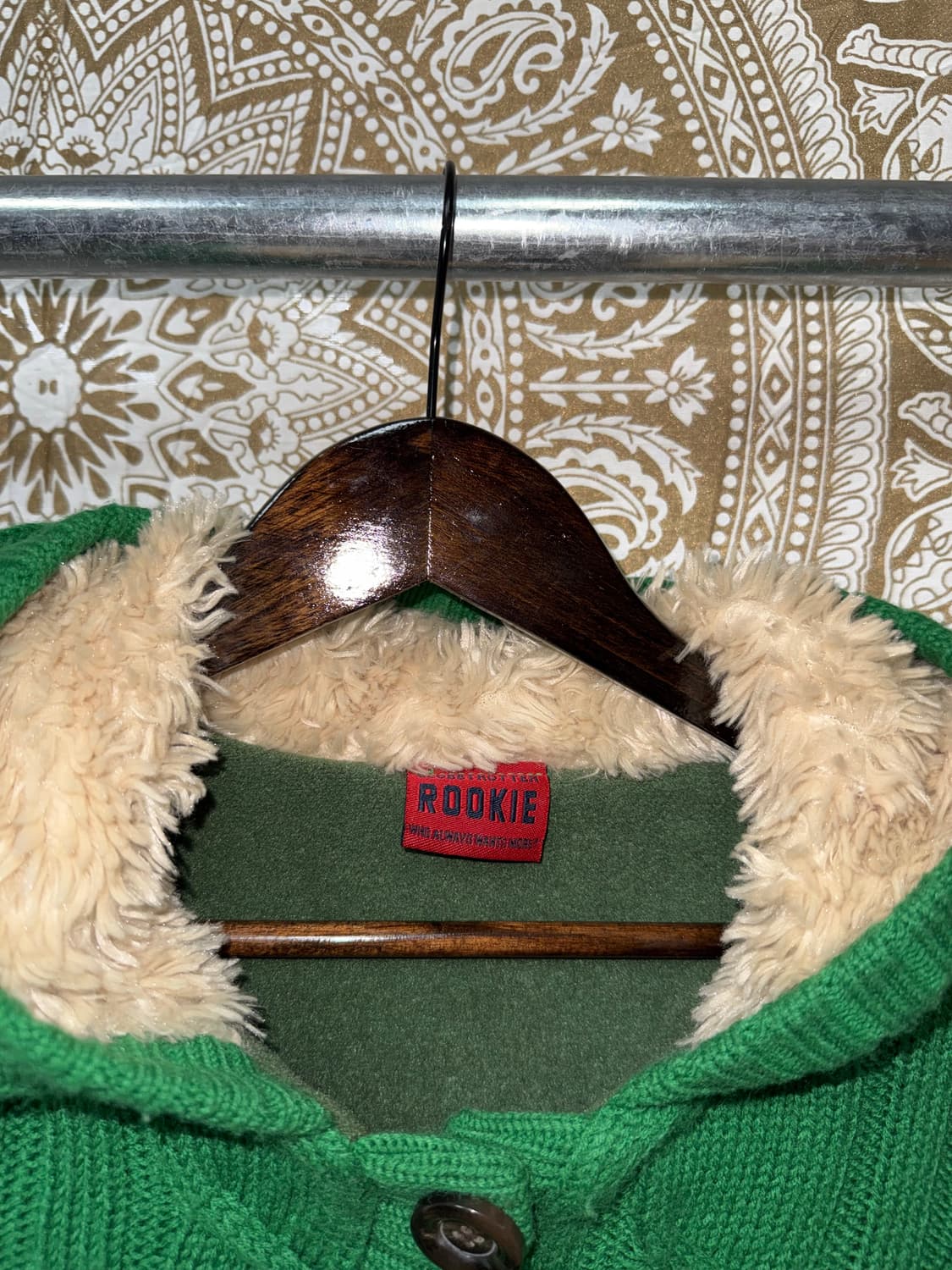 Rookie 여성 케이블 기모 니트 후드가디건  상품이미지4