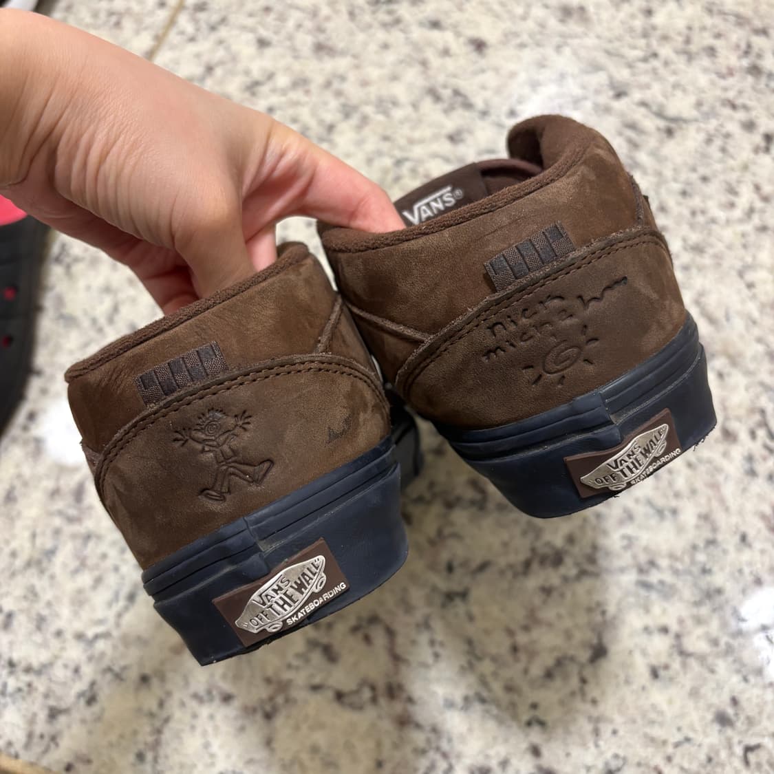 반스 x 닉 마이클 스케이트 하프 캡 92 브라운 상품이미지5