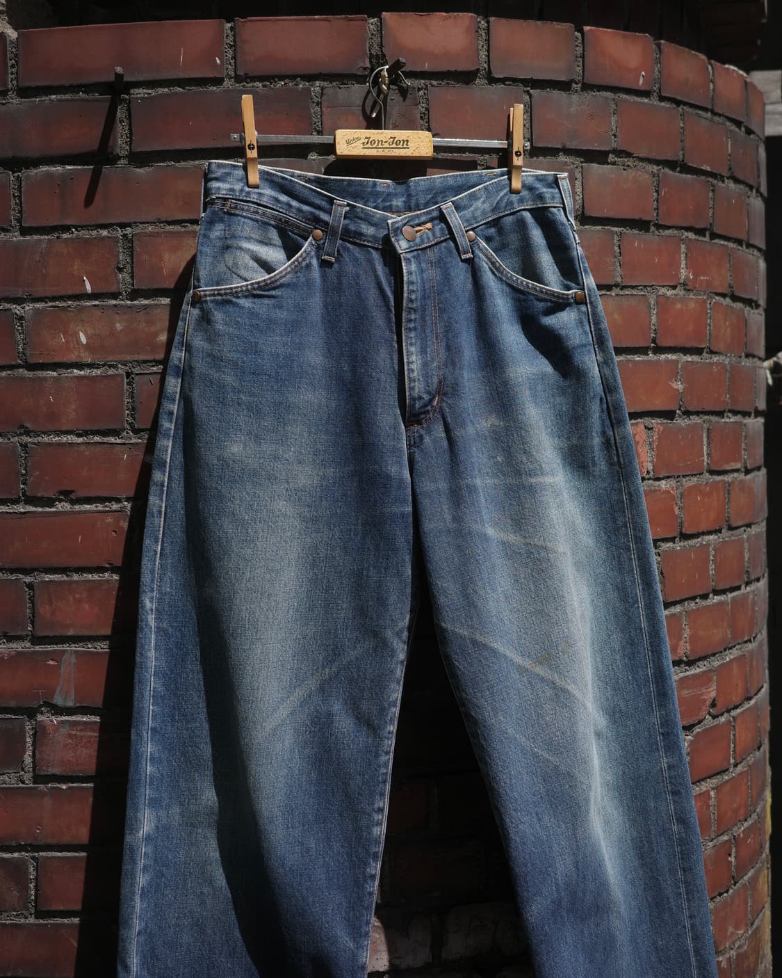 90’s japan Wrangler 와이드 셀비지 데님 팬츠 상품이미지2