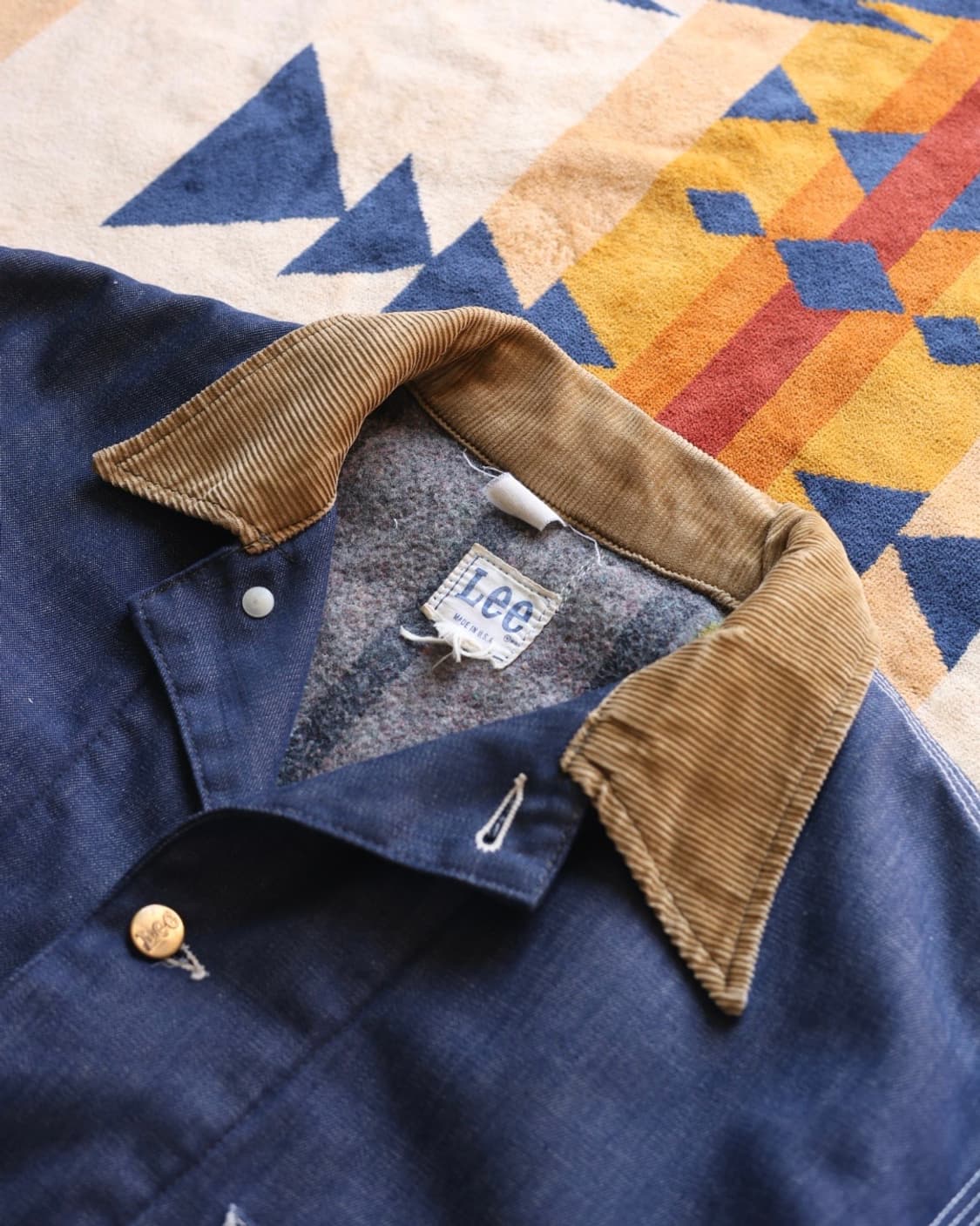 리 70s 81-Lj 데님 커버올 자켓 상품이미지2