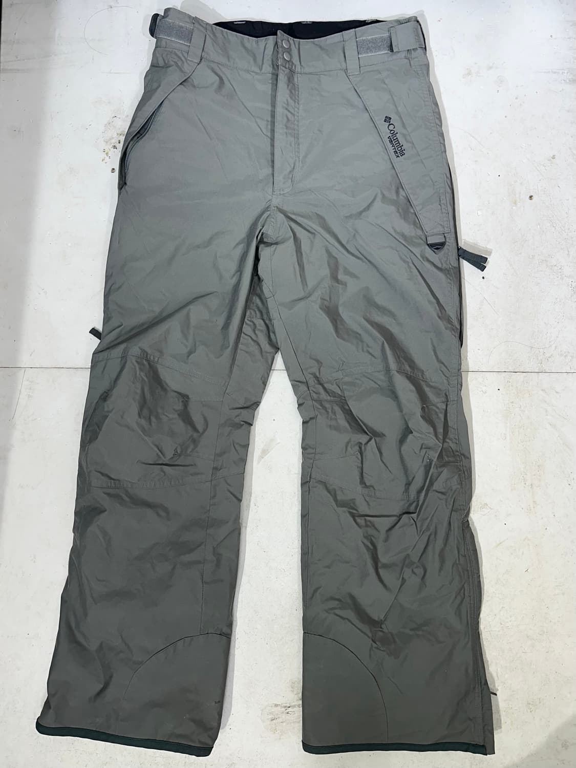 컬럼비아 그레이 와이드 트랙 팬츠 스키 바지 S 상품이미지4