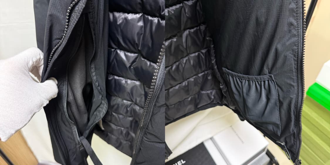 캐나다구스 롯지 블랙 라벨 패딩 자켓 블랙 상품이미지7