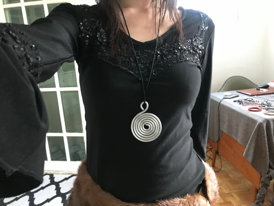 vintage lace frill top 상품이미지5