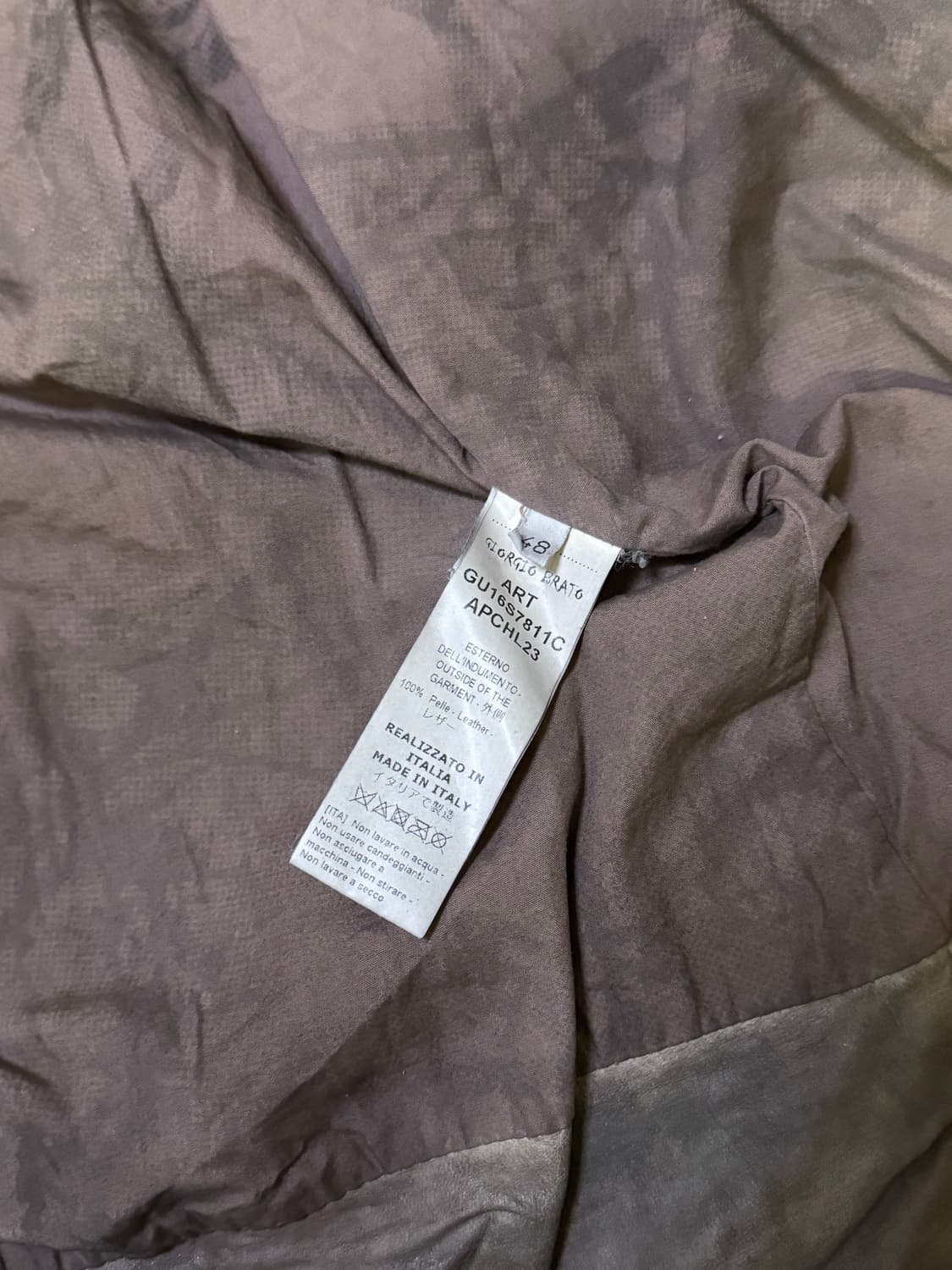 조르지오 브라토 레더 후드 상품이미지5