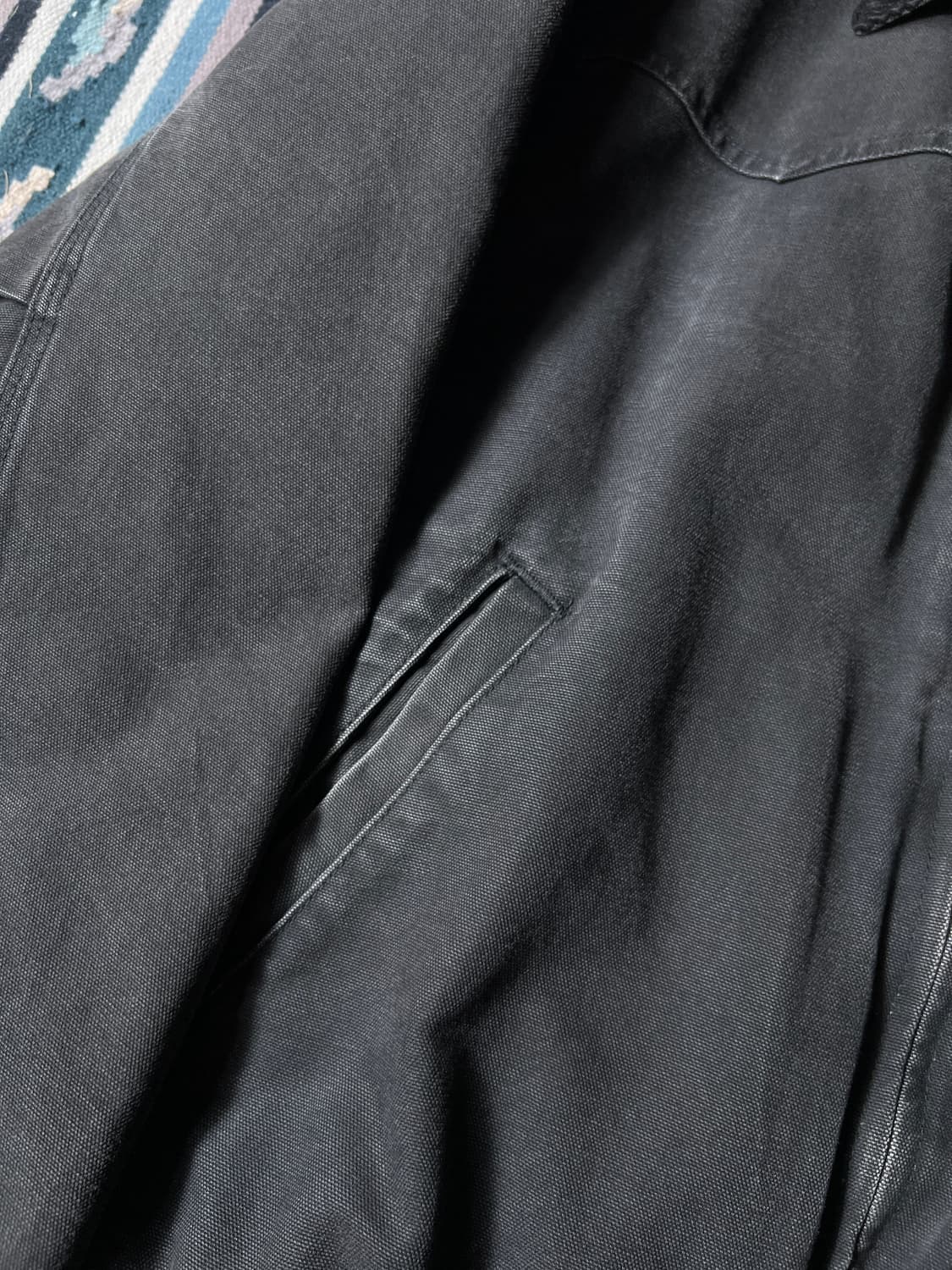 [L]칼하트 USA J14 산타페 BLK 블랙 워크자켓 상품이미지4