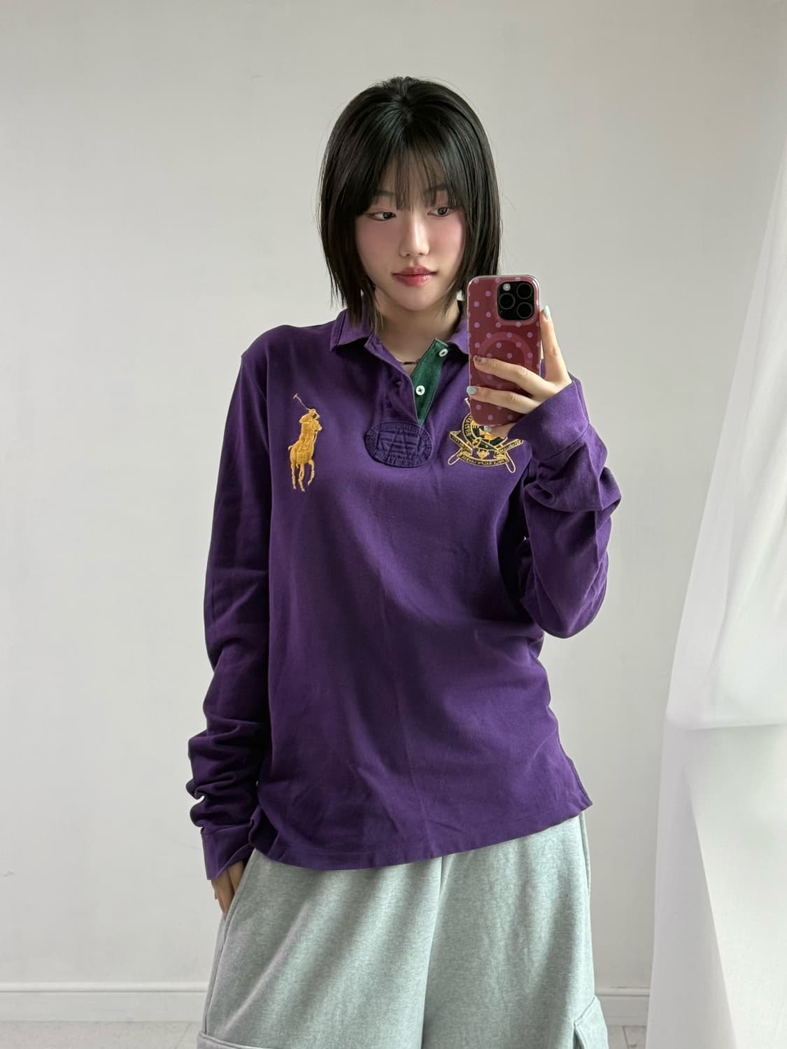 폴로 퍼플 빅포니 롱슬리브 상품이미지1