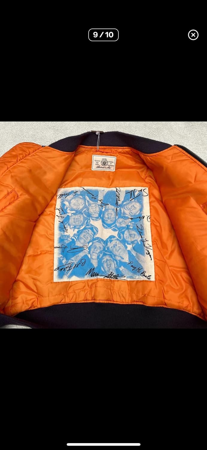 재팬 아비렉스 퍼플 탑건 패치 MA-1 상품이미지8