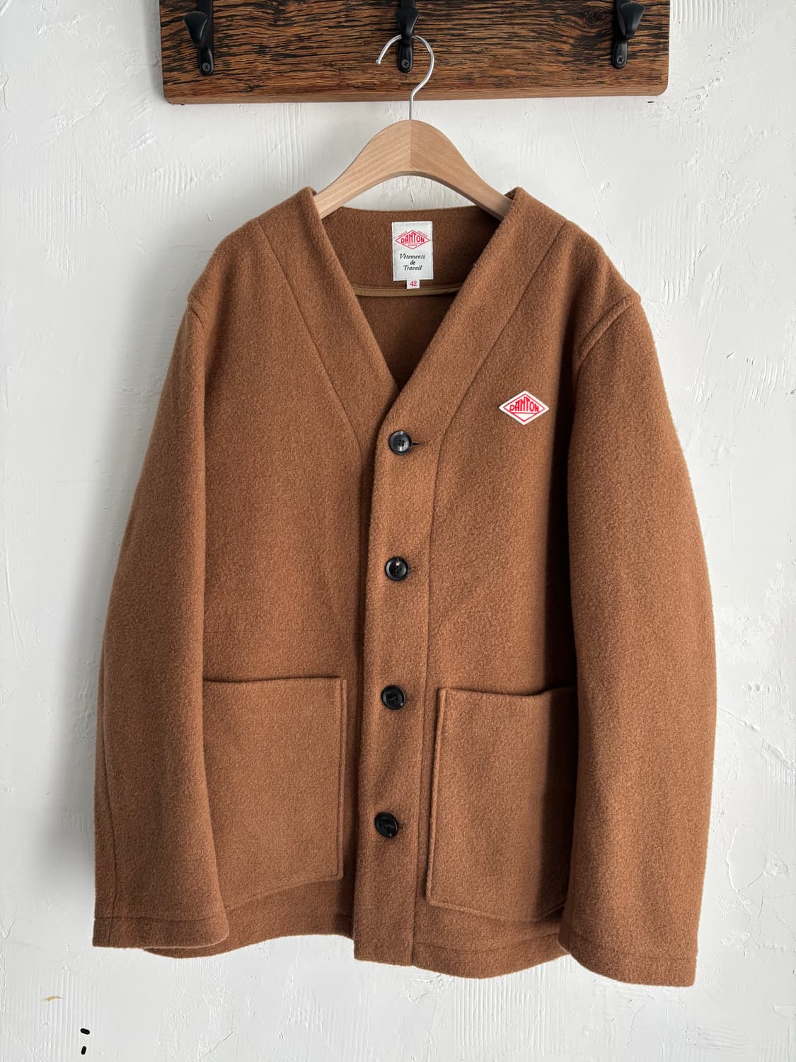 Danton 단톤 카라리스 브라운 울 자켓 상품이미지3