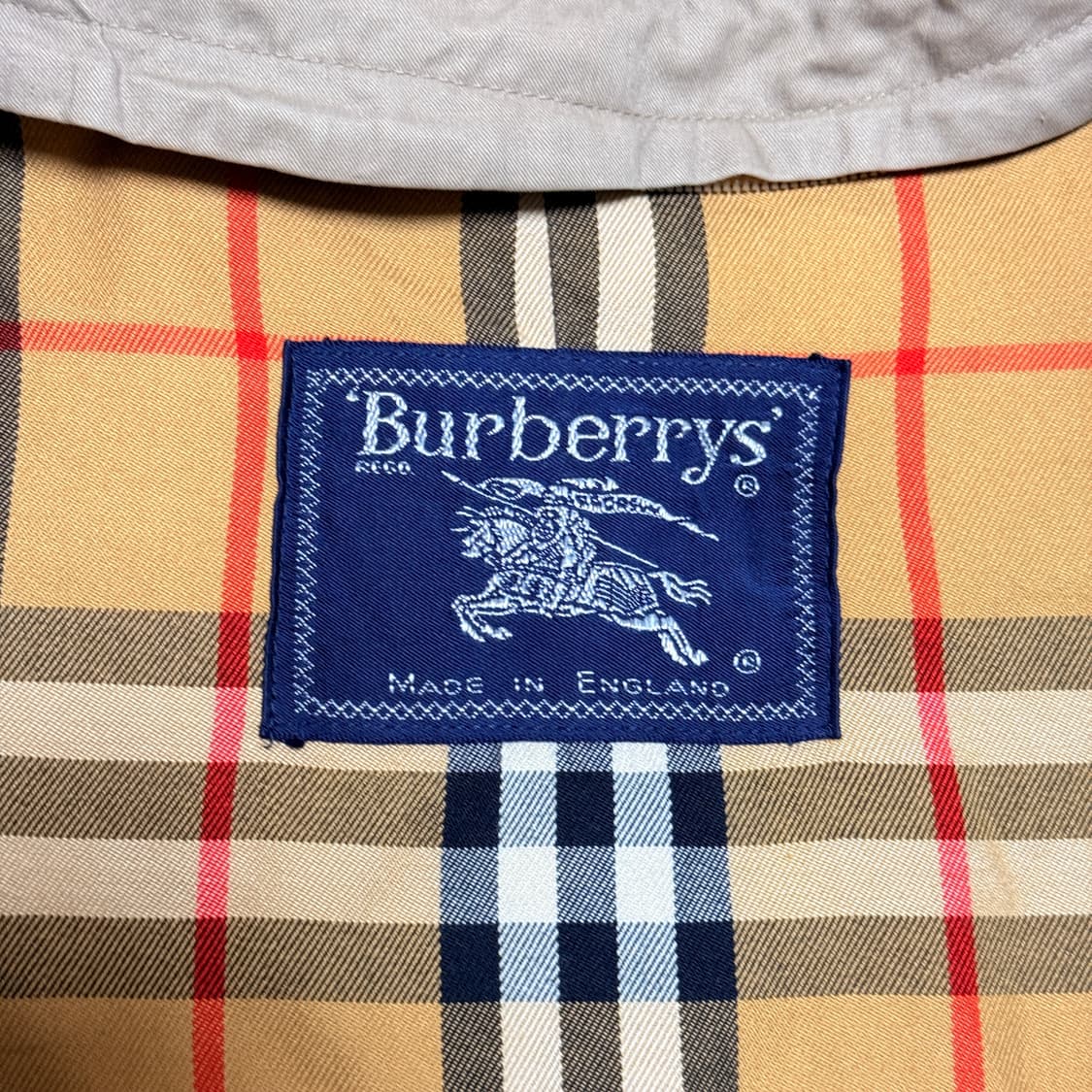 버버리 노바체크 싱글 카 코트 정품 상품이미지7