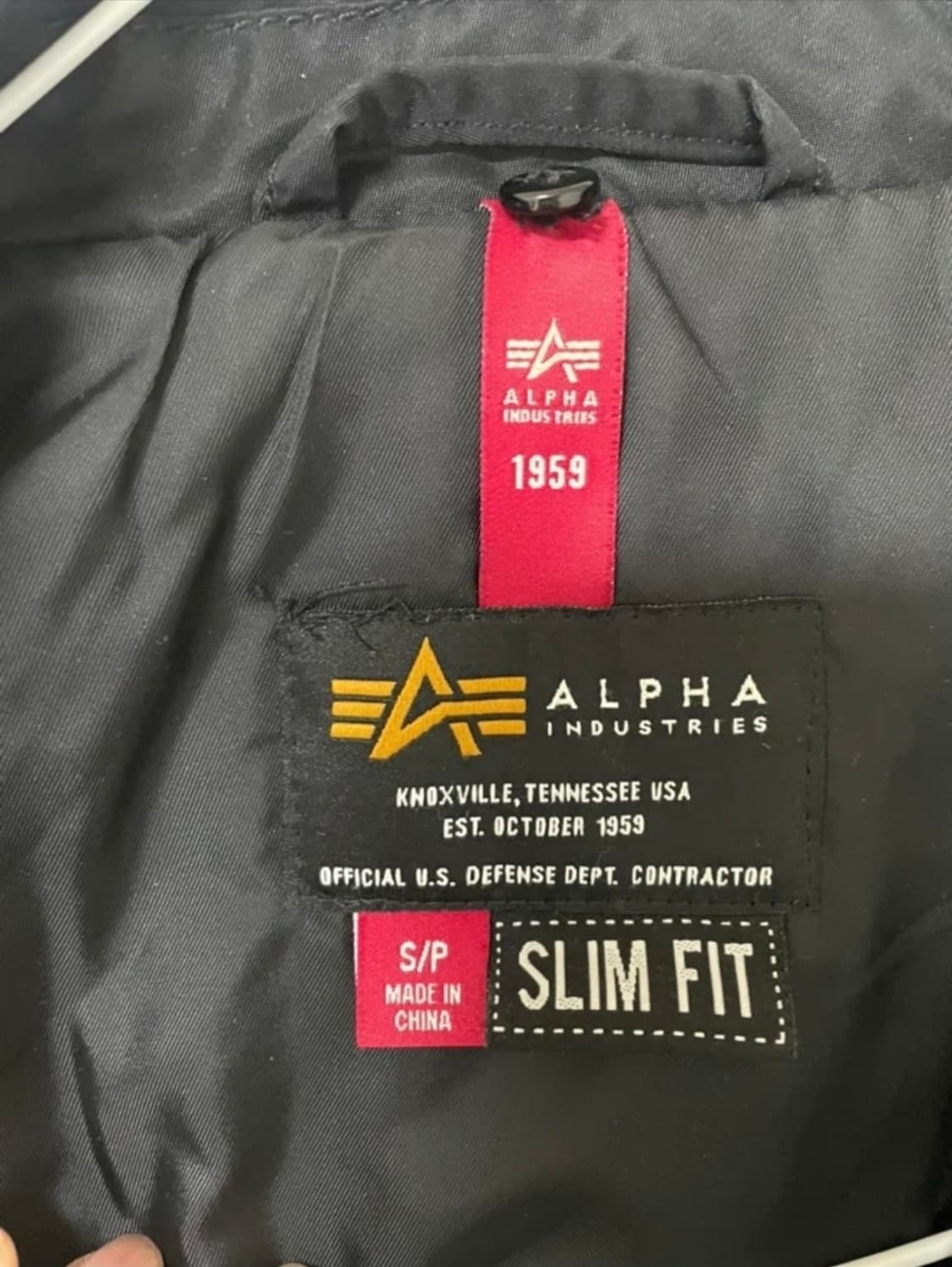 알파인더스트리 MA-1 봄버 자켓 블랙 상품이미지2