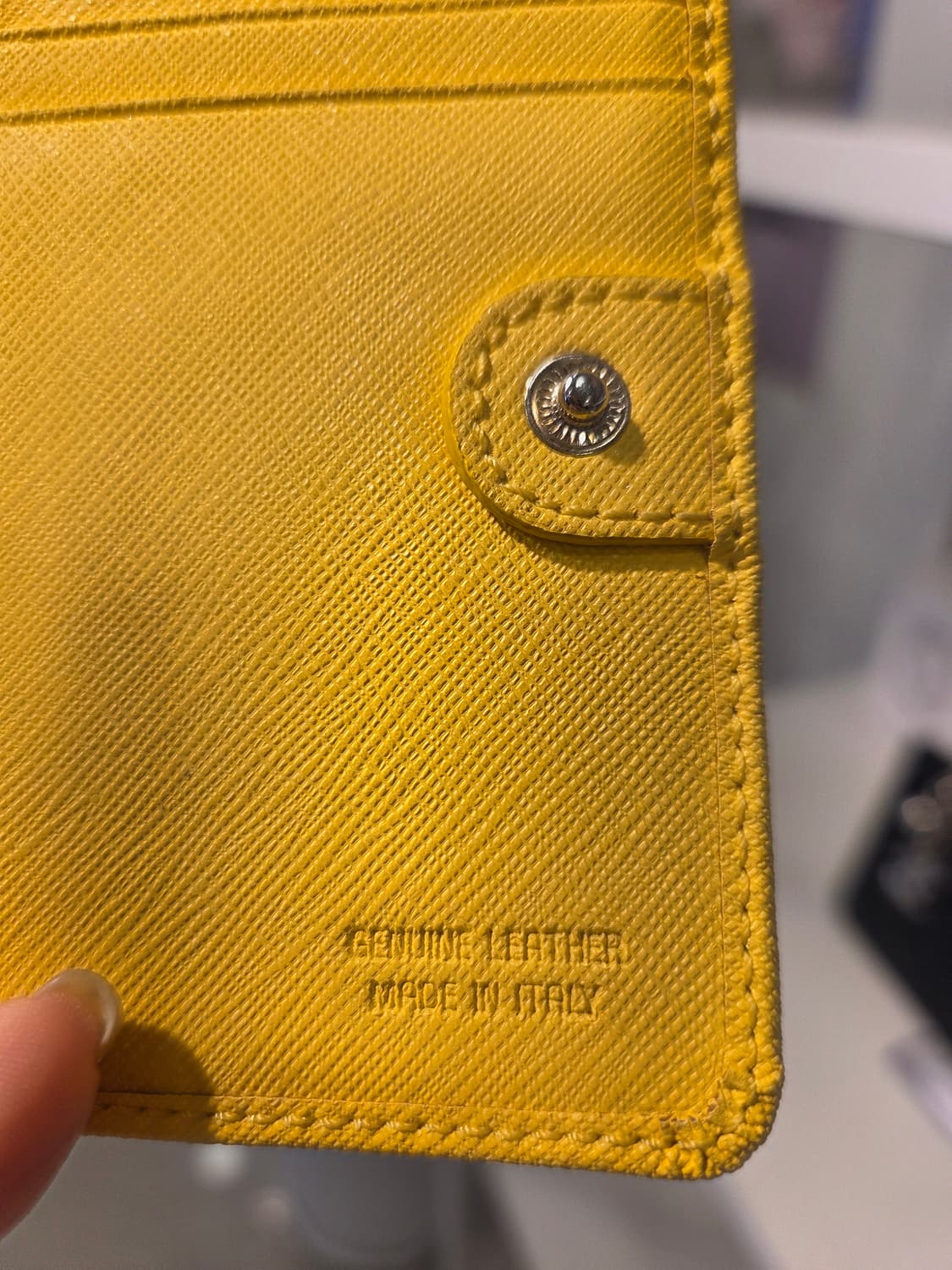 비비안 웨스트우드 옐로 반지갑 상품이미지6