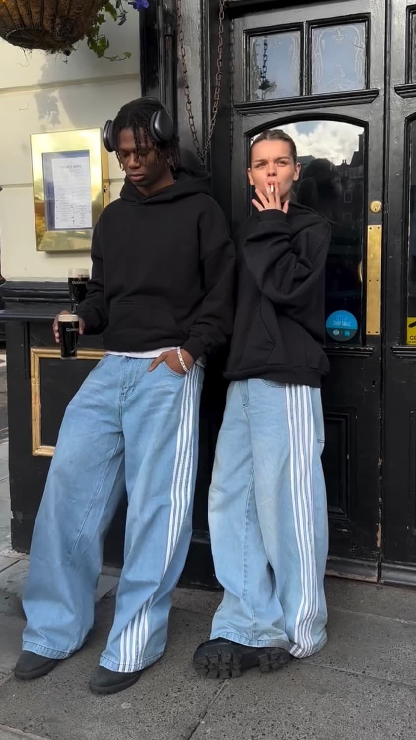 heavencanwait track jeans BLUE 상품이미지1