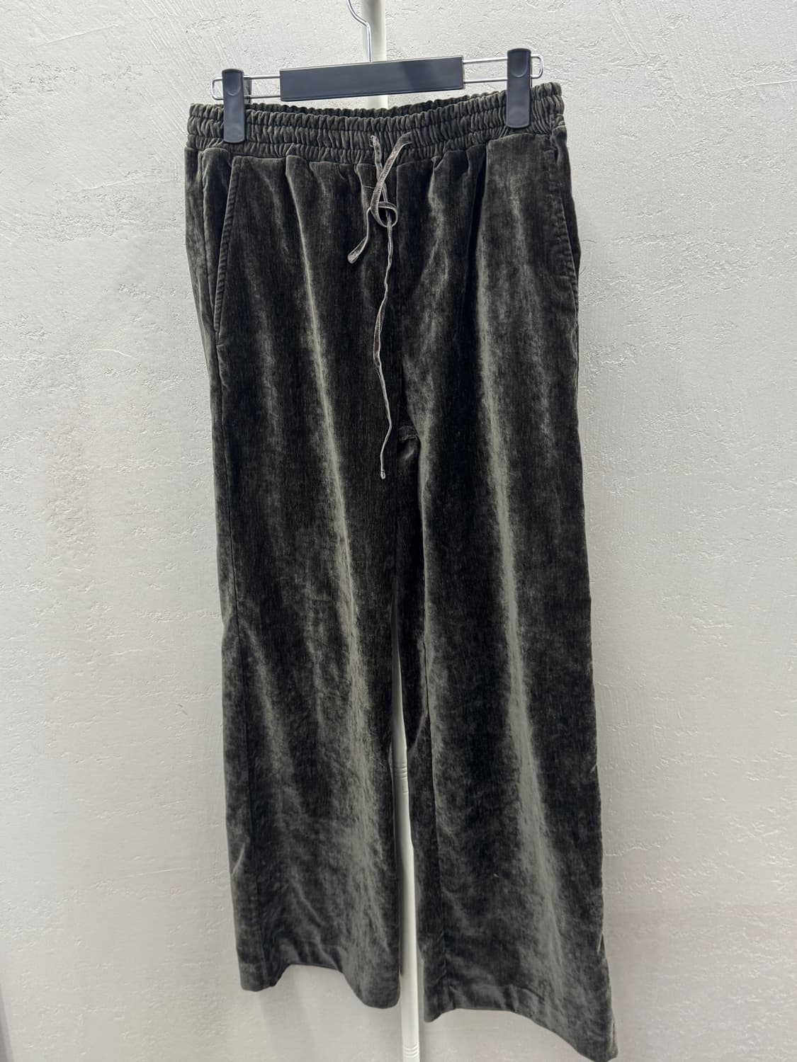톰그레이하운드 벨벳 와이드 팬츠 S 상품이미지2