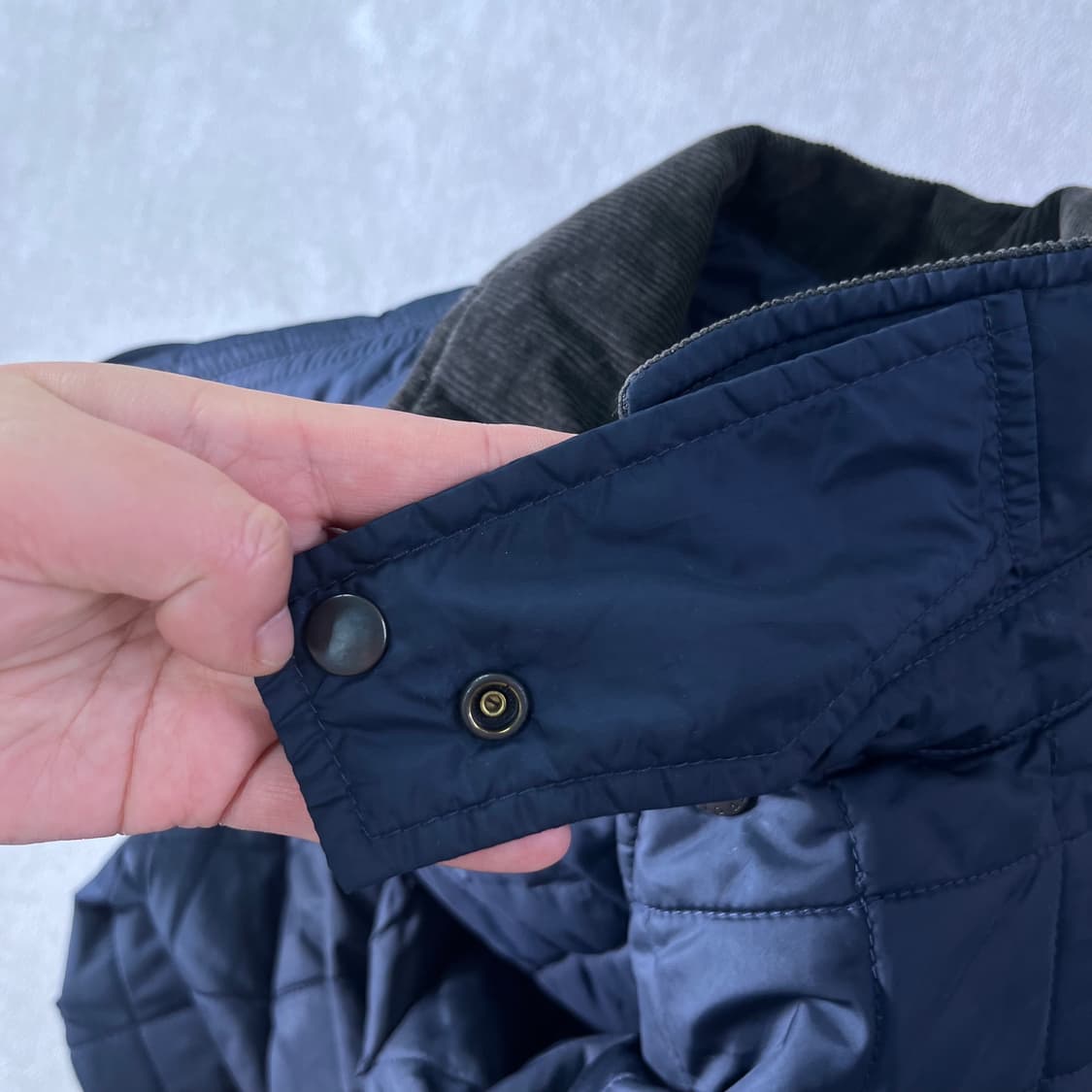 100 폴로랄프로렌 레더 패치 퀄팅 패딩 자켓 상품이미지5