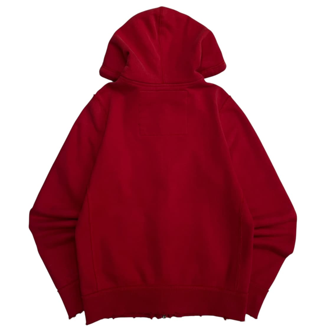 아베크롬비 네이비 패치로고 레드 후드집업 M 상품이미지2