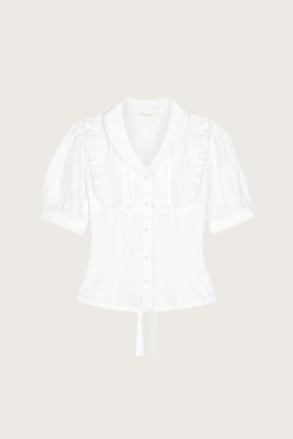 클리시어 워니하우스 슈가파우더 블라우스 상품이미지1