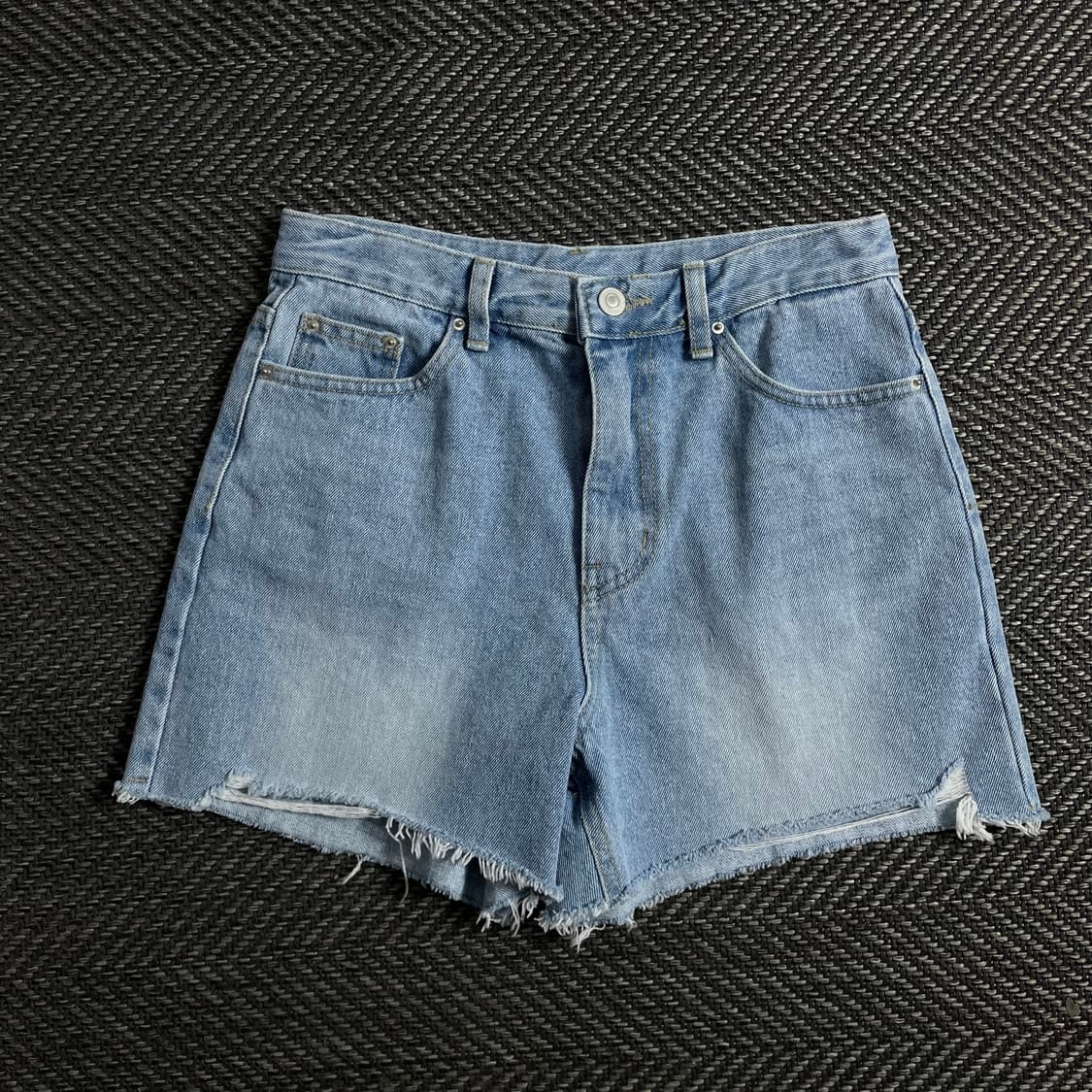 빈티지 우먼스 커팅 데님 숏 팬츠o 3791 상품이미지1