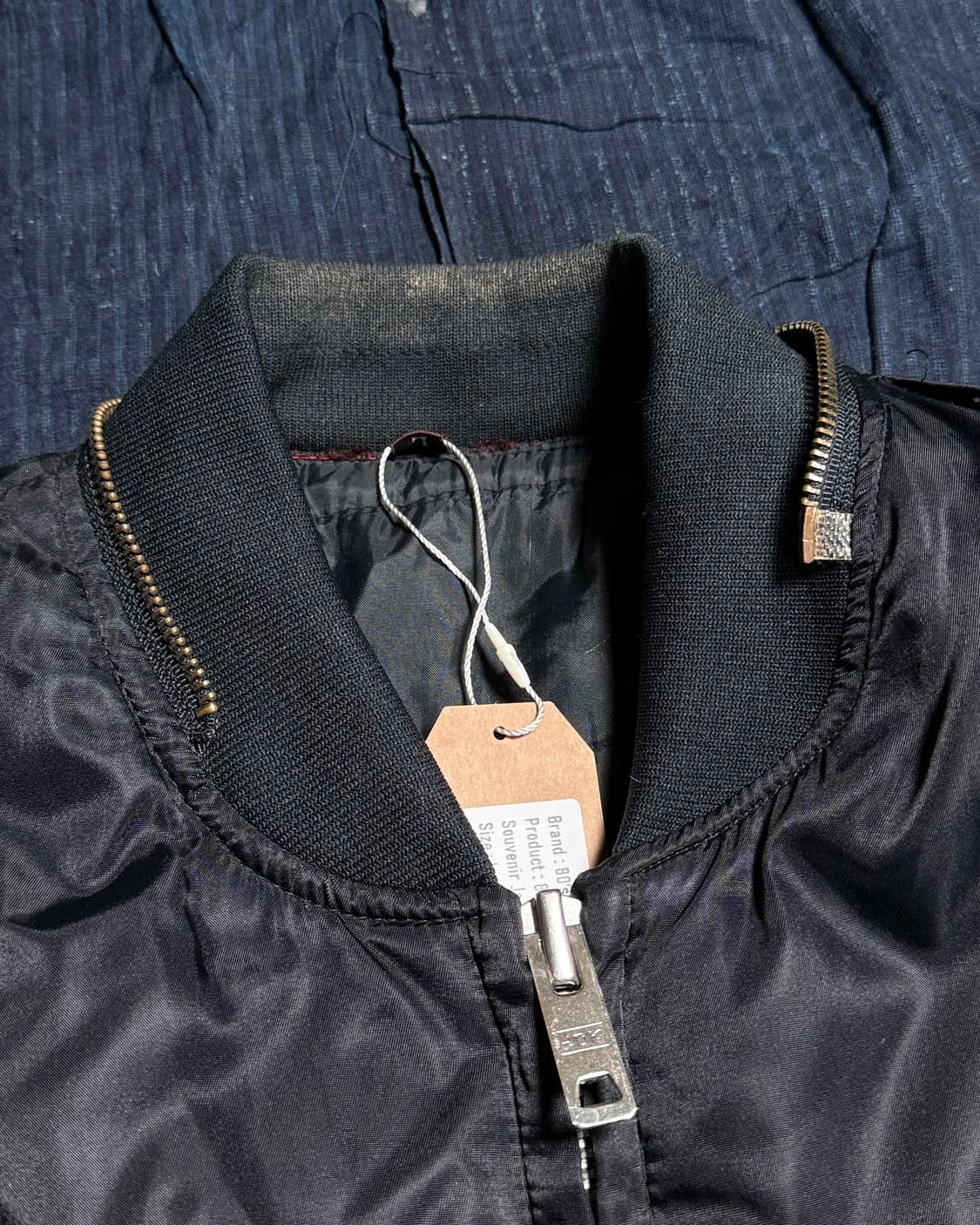 80's 빈티지 88-89 웨스트팩 투어 수베니어 자켓 L 상품이미지3