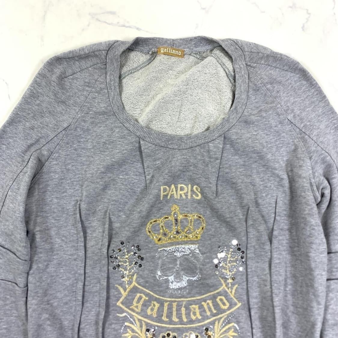 존 갈리아노 엠보 패치 스웻셔츠 상품이미지2