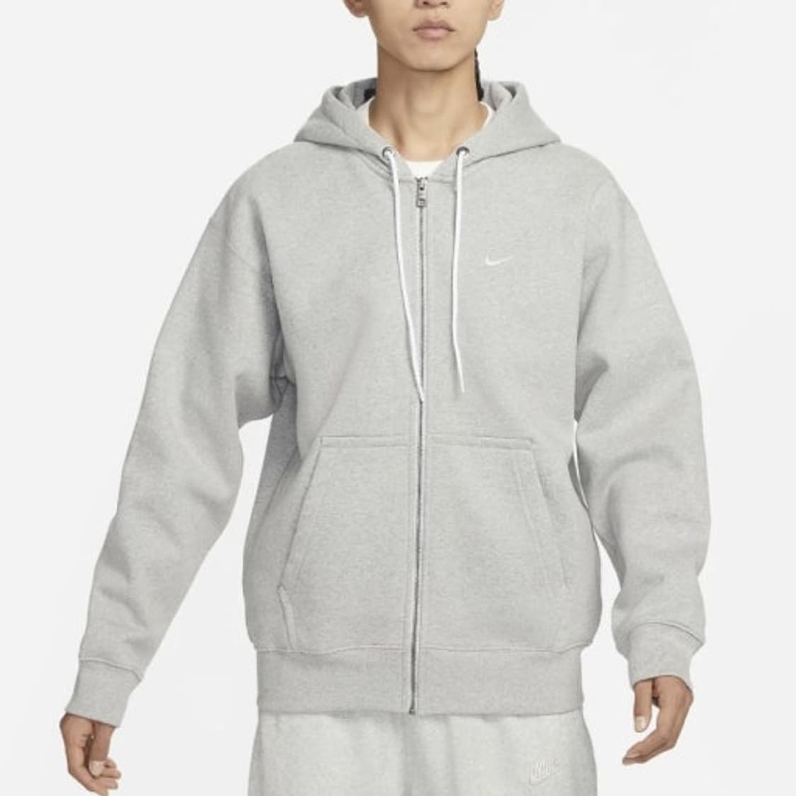 NIKE 솔로스우시 풀집 후디 (헤더그레이) XL 상품이미지6